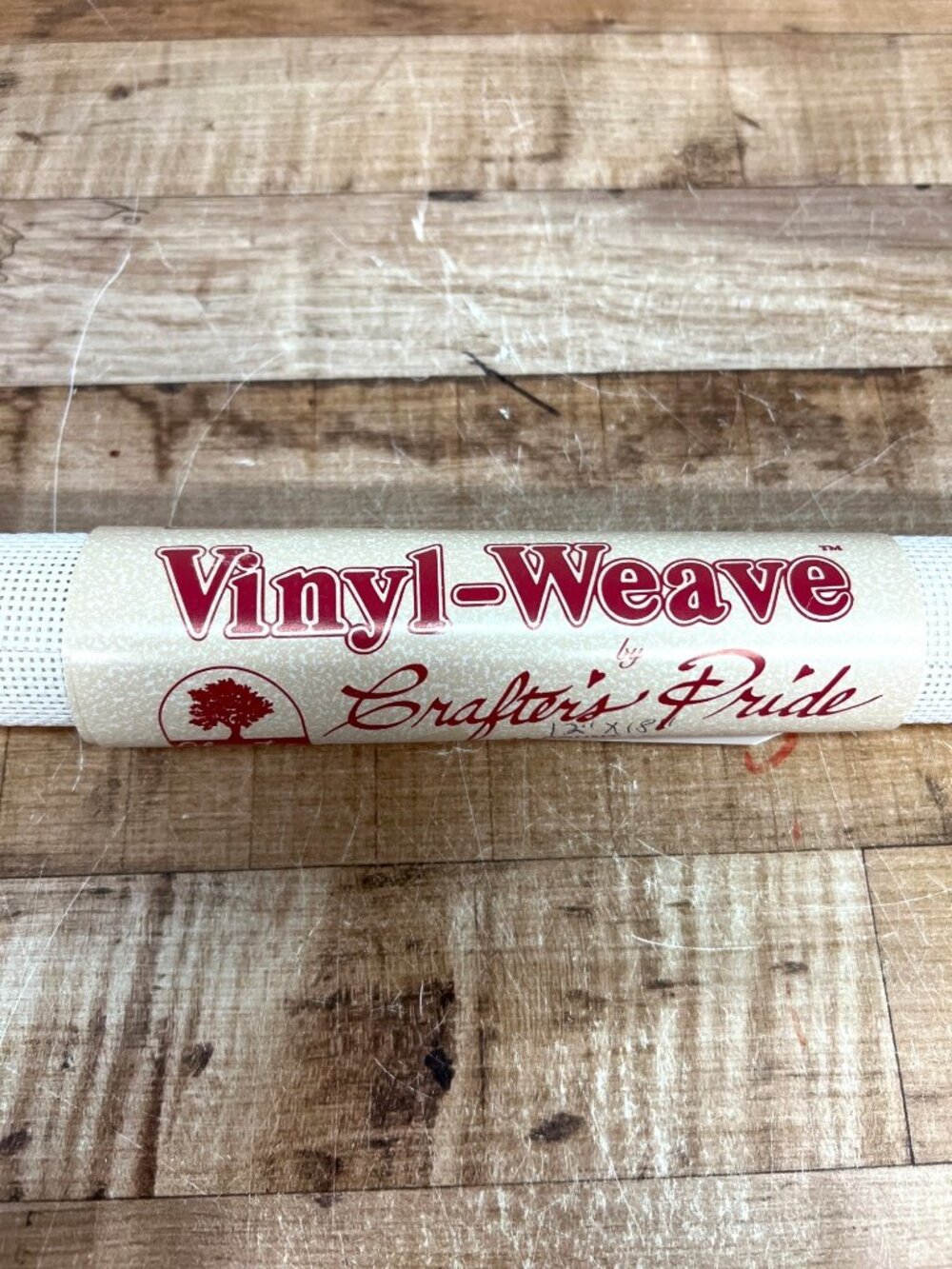 Vinyl-Weave 14 Count Cross Stitch Fabric 12" X 18" Washable By Crafters Pride